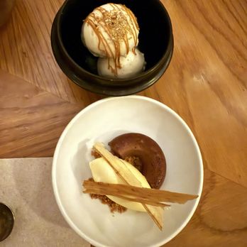 Moono - Buckwheat ice cream and burdock root ice cream - Korean Near Me - New York, New York