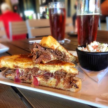 Cincinnati Lager House - Short Rib Grilled Cheese Sandwich | Instagram: slimthiccarbs - New American Near Me - Cincinnati, Ohio Cincinnati Lager House - Short Rib Grilled Cheese Sandwich | Instagram: slimthiccarbs - New American Near Me - Cincinnati, Ohio