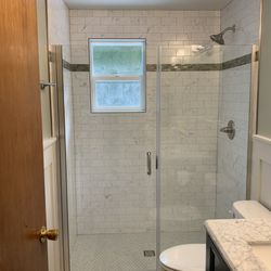 Recreate Contracting - after - full bath remodel
