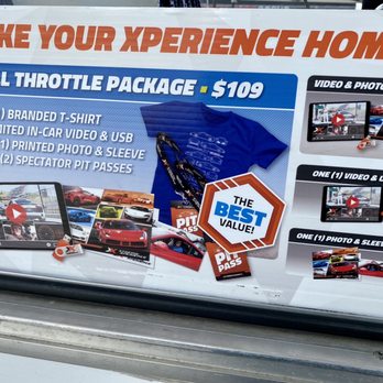 Xtreme Experience Palm Beach Speedway - Packages - Racing Experience Near Me - Jupiter, Florida