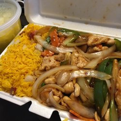 Panda Chinese Restaurant - Kung Pao Chicken Lunch special with Egg Drop Soup