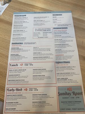 Menu photo 3 Cotton Patch Cafe Lewisville, TX Menu photo 3 Cotton Patch Cafe Lewisville, TX