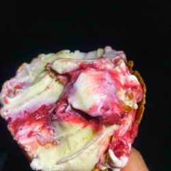 PB&J waffle cone
