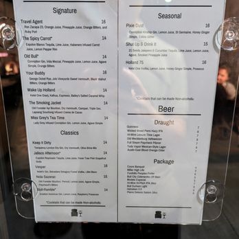 The Waiting Room - Menu. Page 1 of 2. Cocktails and beer. - Lounges Near Me - Durham, North Carolina