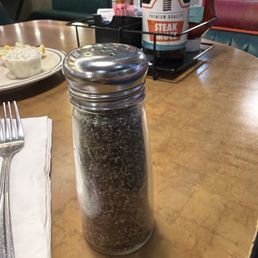 The over stuffed pepper shaker that won't release the pepper. The over stuffed pepper shaker that won't release the pepper.