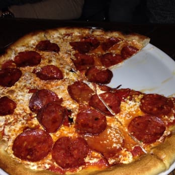 Siena Tavern - Burnt pepperoni pizza - Italian Near Me - Chicago, Illinois