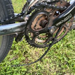 Confederation Trail Bike Rentals - Broken chain, massive grease and dirt.
