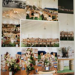 A A A Party Rentals - Inspiration board at entrance
