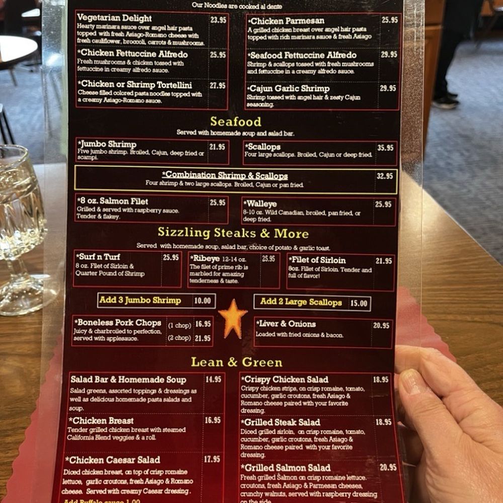 Buskey Bay Resort - Menu - Vacation Rentals Near Me - Iron River, Wisconsin