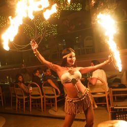 Fire performers