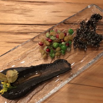 Delage - Squid ink (Ikasumi) hummus-pomegranrate salsa, nori squid ink chips - Japanese Near Me - Oakland, California Delage - Squid ink (Ikasumi) hummus-pomegranrate salsa, nori squid ink chips - Japanese Near Me - Oakland, California
