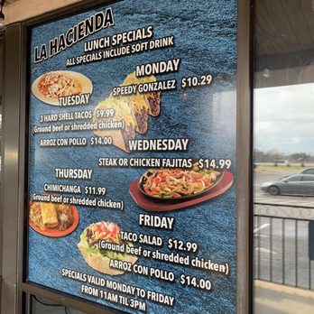 La Hacienda - Daily specials - Mexican Near Me - Carmel, Indiana La Hacienda - Daily specials - Mexican Near Me - Carmel, Indiana