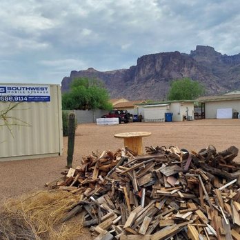 Southwest Mobile Storage - Cargo container in front of mountain. - Self Storage Near Me - Phoenix, Arizona Southwest Mobile Storage - Cargo container in front of mountain. - Self Storage Near Me - Phoenix, Arizona