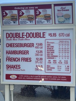 Menu photo 2 In-N-Out Burger San Juan Capistrano, CA Menu photo 2 In-N-Out Burger San Juan Capistrano, CA