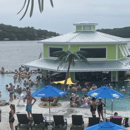 Swim up bar