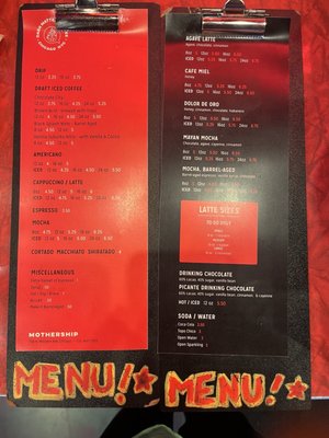 Menu photo 1 Dark Matter Coffee - The Mothership Chicago, IL Menu photo 1 Dark Matter Coffee - The Mothership Chicago, IL