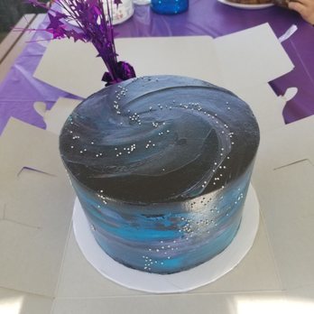 Layered Cakes + Bakes - Galaxy cake! - Custom Cakes Near Me Layered Cakes + Bakes - Galaxy cake! - Custom Cakes Near Me