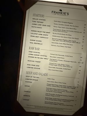 Menu photo 7 Frankie's The Steakhouse Duluth, GA Menu photo 7 Frankie's The Steakhouse Duluth, GA
