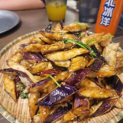 Miss Qu Bbq - Fried eggplant