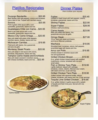Menu photo 3 Mi Cocina Highland, CA