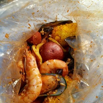 Claw Shack - Combo with mussels, shrimp, potatoes, corn, and sausages ($26.99) - Cajun/Creole Near Me - San Jose, California Claw Shack - Combo with mussels, shrimp, potatoes, corn, and sausages ($26.99) - Cajun/Creole Near Me - San Jose, California