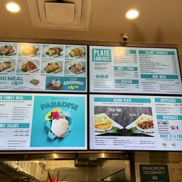 The menu The menu