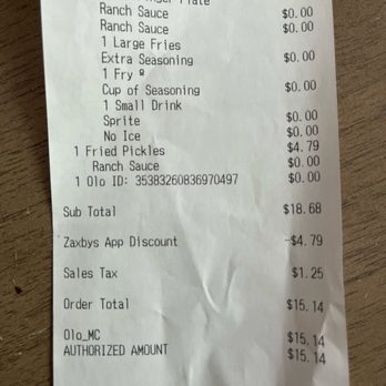 Zaxbys - Fast Food Near Me - Anderson, South Carolina
