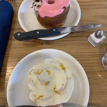 Prep & Pastry - Strawberry cronut & orange cinnamon roll - Breakfast & Brunch Near Me - Tucson, Arizona