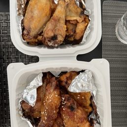 Chicken Wing Rice Plate