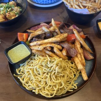 Sona Fusion Kitchen - Lomo Saltado Shaken Fries - Asian Fusion Near Me - Anaheim, California
