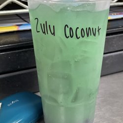 Tiger Nutrition - Zulu coconut with blueberry popping boba