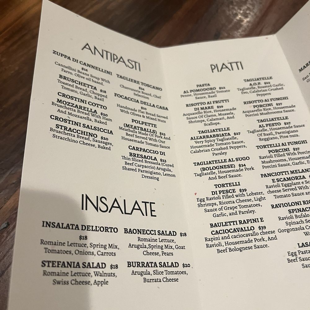 Menu Menu