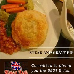 Union Jack Tavern - Steak and Gravy pie