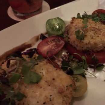 Seasons 52 - My warm caprese salad- delicious but hey it was salad...not pork loin!! - New American Near Me - Phoenix, Arizona Seasons 52 - My warm caprese salad- delicious but hey it was salad...not pork loin!! - New American Near Me - Phoenix, Arizona