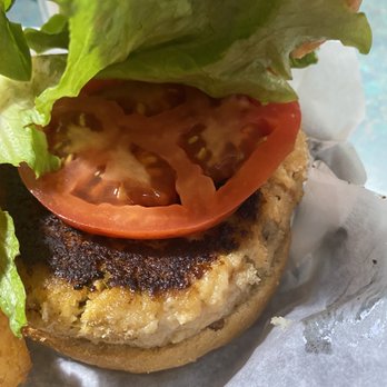 The Original Salt Works - Crab cake sandwich - Breakfast & Brunch Near Me - Wilmington, North Carolina The Original Salt Works - Crab cake sandwich - Breakfast & Brunch Near Me - Wilmington, North Carolina