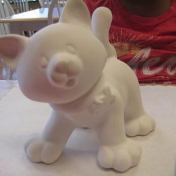 Clay 'N Latte - Blank Kitty May 2011 - Paint & Sip Near Me - Vista, California