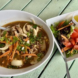 Cait's Cafe - The Big Soup and side salad