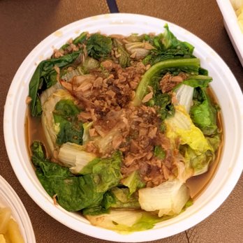 Chimama's Noodle House - S8 Steamed Veggie - A Choy with Taiwanese Style Garlic Sauce - Noodles Near Me - Bayside, New York Chimama's Noodle House - S8 Steamed Veggie - A Choy with Taiwanese Style Garlic Sauce - Noodles Near Me - Bayside, New York