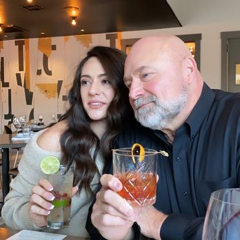 Black Walnut  - My sis & dad with their Old fashioned & Ménage A Poire - New American Near Me - Oklahoma City, Oklahoma