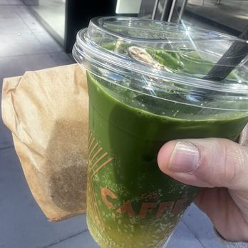 The Caffè by Mr. Espresso - Matcha tonic with ginger - Cafes Near Me - Oakland, California