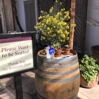 Benessere Vineyards - Host area outside at Benessere Vineyards in St. Helena. - Wineries Near Me - Saint Helena, California Benessere Vineyards - Host area outside at Benessere Vineyards in St. Helena. - Wineries Near Me - Saint Helena, California