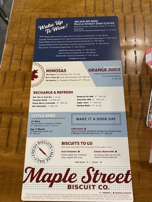 Menu photo 5 Maple Street Biscuit Cafe St Petersburg, FL