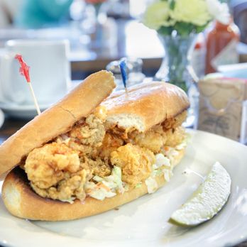 Stanley - Shrimp / Oyster Poor Boy Combo $14.50 "half shrimp and half oyster poor boy" - Breakfast & Brunch Near Me - New Orleans, Louisiana Stanley - Shrimp / Oyster Poor Boy Combo $14.50 "half shrimp and half oyster poor boy" - Breakfast & Brunch Near Me - New Orleans, Louisiana