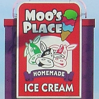 Moo's Place Homemade Ice Cream - the sign - Ice Cream & Frozen Yogurt Near Me - Derry, New Hampshire Moo's Place Homemade Ice Cream - the sign - Ice Cream & Frozen Yogurt Near Me - Derry, New Hampshire