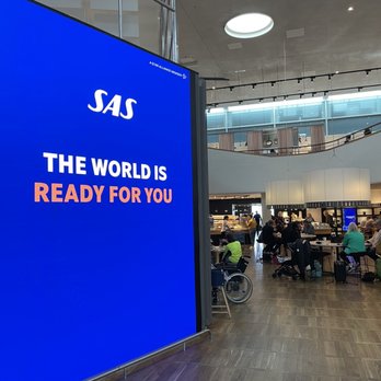 SAS Lounge - Entrance - Airport Lounges Near Me - Kastrup, 84