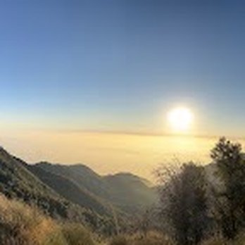 Mt Wilson - Panoramic picture looking south west above the car cover - Hiking Near Me Mt Wilson - Panoramic picture looking south west above the car cover - Hiking Near Me