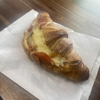 Monkey Dog Coffee - Pizzant Stuffed Croissant - Coffee & Tea Near Me - Clovis, California
