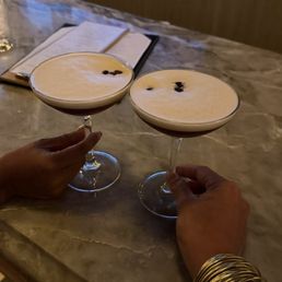 Stopped by Celine to crash my friends date and Sam was so kind to make us these delicious espresso martinis. He was attentive and friendly! Stopped by Celine to crash my friends date and Sam was so kind to make us these delicious espresso martinis. He was attentive and friendly!