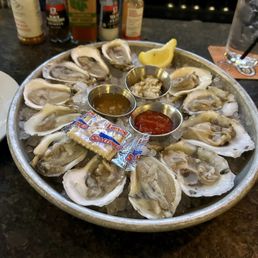 oysters happy hour daily 4-6