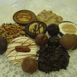 Vineyards Gourmet Chocolate - Just a few of our homemade chocolates, with over 100 varieties more to choose from.